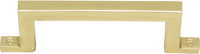 Campaign Bar Pull 3'' cc Polished Brass 384-PB
