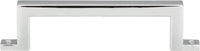 Campaign Bar Pull 3 3/4'' cc Polished Chrome 385-CH