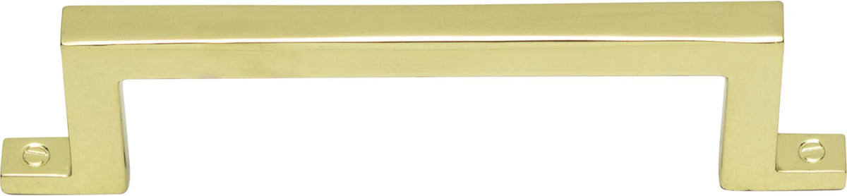 Campaign Bar Pull 3 3/4'' cc Polished Brass 385-PB