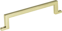 Campaign Bar Pull 5 1/16'' cc Polished Brass 386-PB