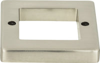 Tableau Square Base 1 7/16'' Brushed Nickel 392-BN