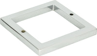 Tableau Square Base 2 1/2'' Polished Chrome 394-CH