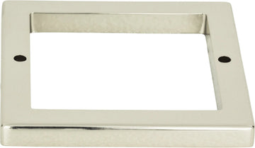 Tableau Square Base 2 1/2'' Polished Nickel 394-PN