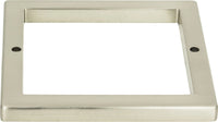 Tableau Square Base 3'' Brushed Nickel 395-BN