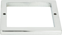 Tableau Square Base 3'' Polished Chrome 395-CH