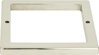 Tableau Square Base 3'' Polished Nickel 395-PN