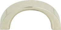 Tableau Curved Pull 1 7/16'' cc Polished Nickel 396-PN