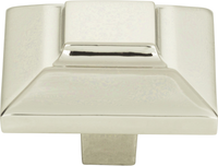 Trocadero Large Square Knob 1 1/2'' Polished Nickel 4002-PN