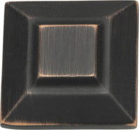 Trocadero Large Square Knob 1 1/2'' Venetian Bronze 4002-VB