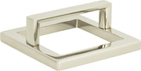 Tableau Square Base and Top 2 1/2'' cc Polished Nickel 410-PN