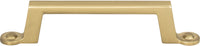 Bradbury Pull 3 3/4'' cc Warm Brass A302-WB