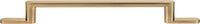 Alaire Pull 7 9/16'' cc Warm Brass A504-WB