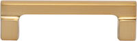 Reeves Pull 3 3/4'' cc Warm Brass A522-WB