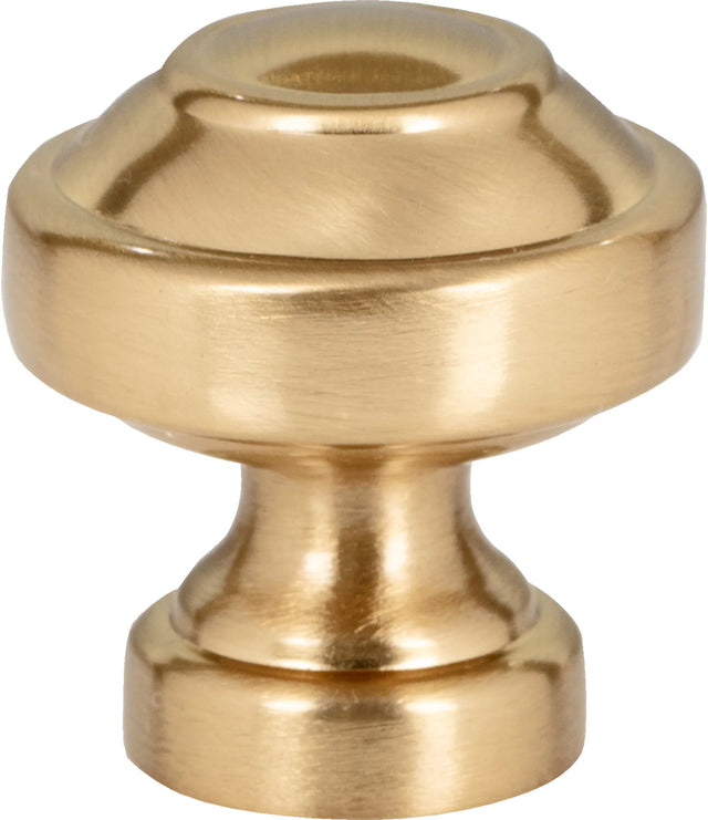 Malin Knob 1 1/8'' Warm Brass A640-WB