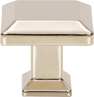 Sweetbriar Lane Square Knob 1 1/4'' Polished Nickel A660-PN