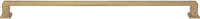 Sweetbriar Lane Pull 12'' cc Warm Brass A668-WB