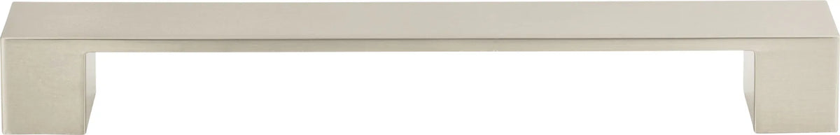 Wide Square Pull 7 9/16'' cc Brushed Nickel A825-BN