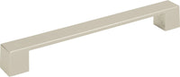 Wide Square Pull 7 9/16'' cc Polished Nickel A825-PN