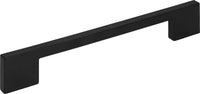 Thin Square Pull 7 9/16'' cc Matte Black A826-BL