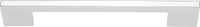 Thin Square Pull 7 9/16'' cc Polished Chrome A826-CH