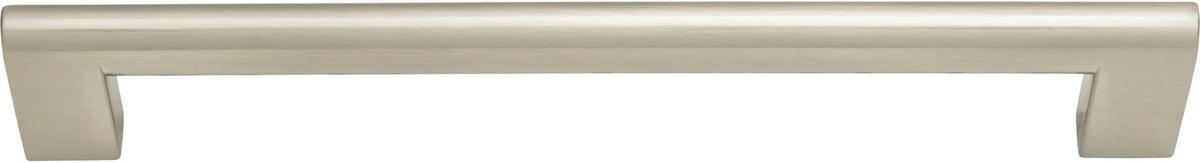 Round Rail Pull 7 9/16'' cc Brushed Nickel A829-BN