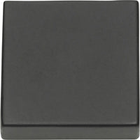 Thin Square Knob 1 1/4'' Matte Black A833-BL