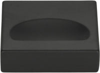 Thin Square Knob 1 1/4'' Matte Black A833-BL
