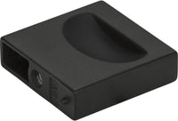Thin Square Knob 1 1/4'' Matte Black A833-BL