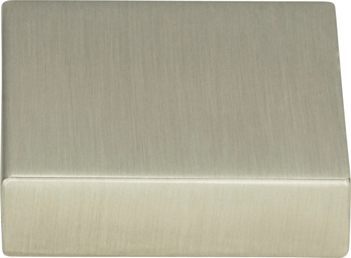 Thin Square Knob 1 1/4'' Brushed Nickel A833-BN