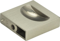 Thin Square Knob 1 1/4'' Brushed Nickel A833-BN
