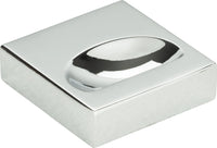 Thin Square Knob 1 1/4'' Polished Chrome A833-CH