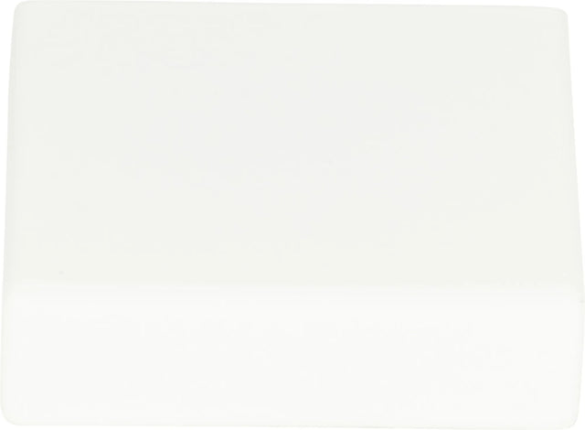 Thin Square Knob 1 1/4'' High White Gloss A833-WG