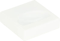 Thin Square Knob 1 1/4'' High White Gloss A833-WG