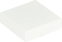 Thin Square Knob 1 1/4'' High White Gloss A833-WG