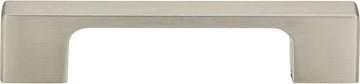 Thin Square Pull 3 3/4'' cc Brushed Nickel A836-BN