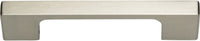 Thin Square Pull 3 3/4'' cc Brushed Nickel A836-BN