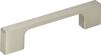 Thin Square Pull 3 3/4'' cc Brushed Nickel A836-BN
