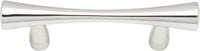 Stainless Steel Fluted Pull 2 1/2'' cc Polished A850-PS