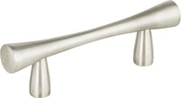 Stainless Steel Fluted Pull 2 1/2'' cc A850-SS