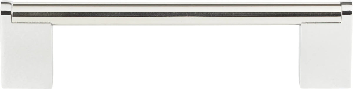 Stainless Steel Round 3 Point Pull 5 1/16'' cc Polished A857-PS