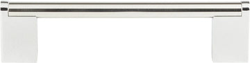 Stainless Steel Round 3 Point Pull 5 1/16'' cc Polished A857-PS