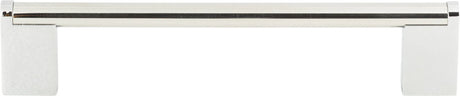 Stainless Steel Round 3 Point Pull 6 5/16'' cc Polished A858-PS