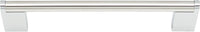 Stainless Steel Round 3 Point Pull 6 5/16'' cc Polished A858-PS