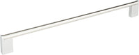 Stainless Steel Round 3 Point Pull 12 5/8'' cc Polished A859-PS