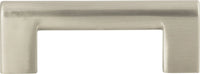 Round Rail Pull 3'' cc Brushed Nickel A878-BN