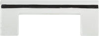 Round Rail Pull 3'' cc Polished Chrome A878-CH