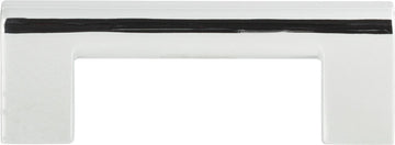Round Rail Pull 3'' cc Polished Chrome A878-CH