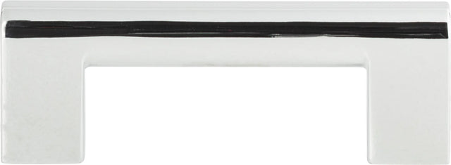 Round Rail Pull 3'' cc Polished Chrome A878-CH