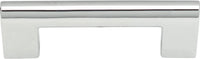 Round Rail Pull 3'' cc Polished Chrome A878-CH