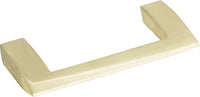 Angled Drop Pull 3 3/4'' cc French Gold A905-FG